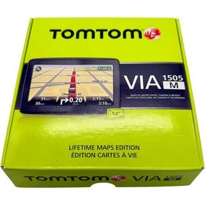 TomTom VIA 1505M GPS Navigator 5.0" Lifetime Maps 4EN52 Z1230